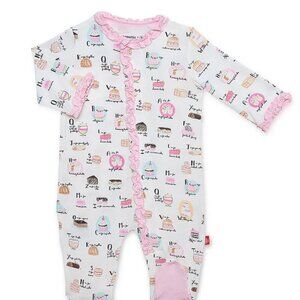Magnetic Me Cake My Day Modal Footie, 0-3 months